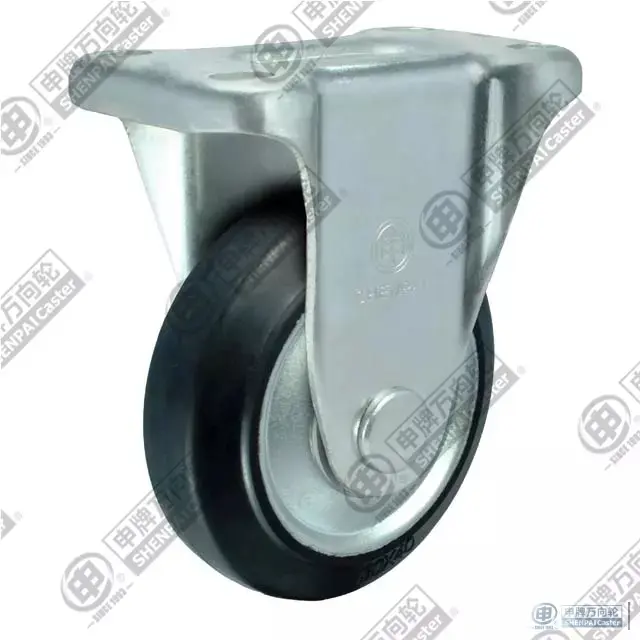 Bánh xe cao su lõi thép 8inch cố định, 25A39-1066