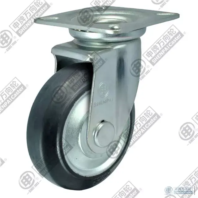 Bánh xe cao su lõi thép 8inch xoay, 25A37-1066