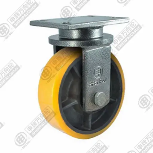 Bánh xe PU chịu tải cố định Shenpai D250, 40A06-1162 