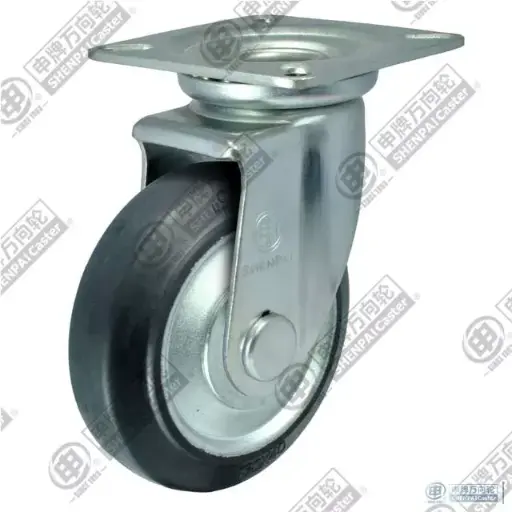 Bánh xe cao su lõi thép 8inch xoay, 25A37-1066